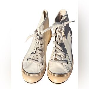 Marie Club White Leather High Top Women’s Sneakers size 36